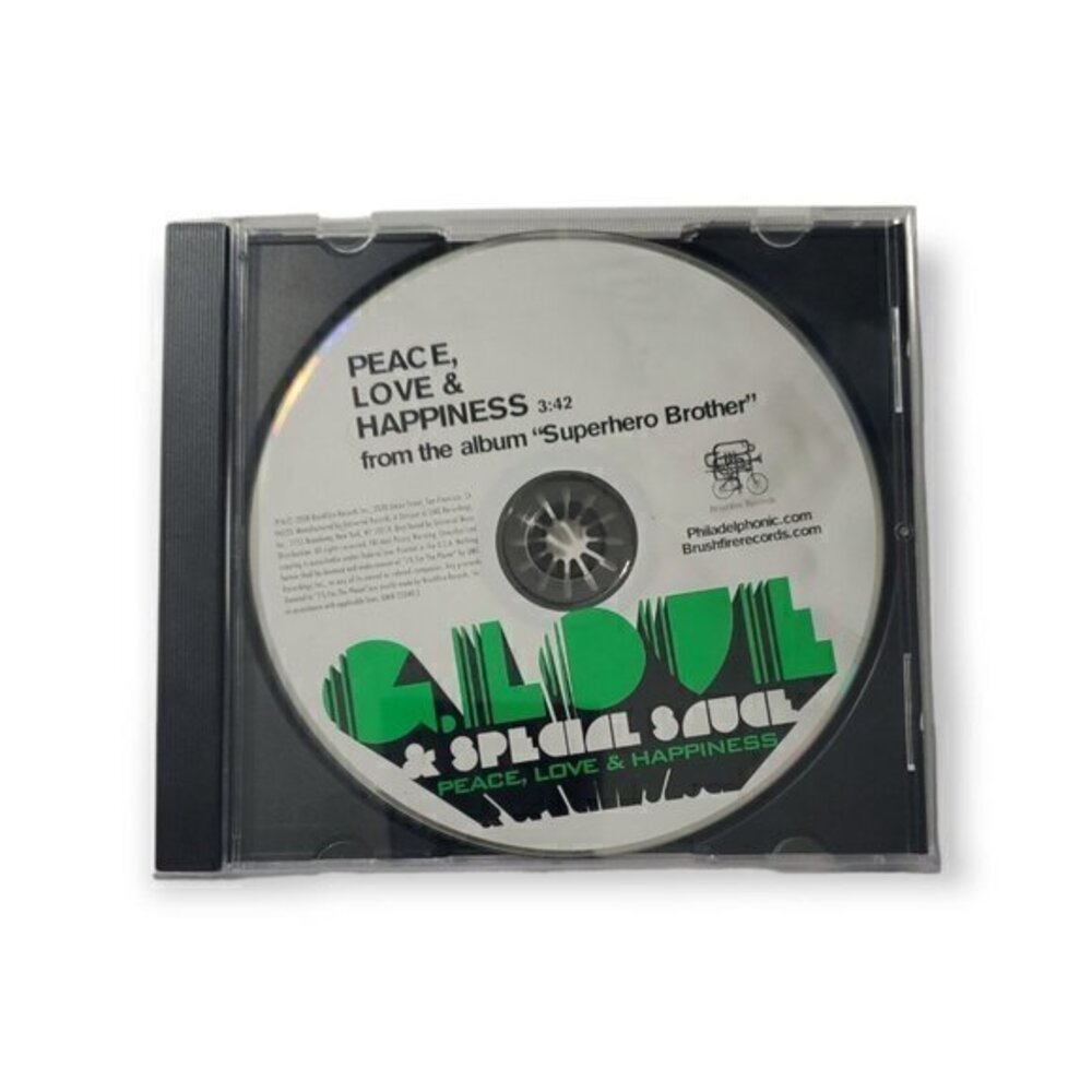 G. Love & Special Sauce - Peace‎ Love & Happiness [2008 Promotional CD Single]